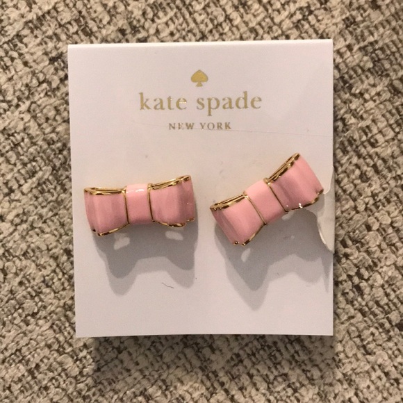 kate spade Jewelry - LAST CHANCE NWT Kate spade pink bow earrings